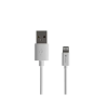 Natec USB-A apa - Lightning apa Adat- és töltőkábel 2m - Fehér (NKA-2149)