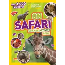  National Geographic Kids on Safari Sticker Activity Book – National Geographic Kids idegen nyelvű könyv