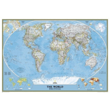 NATIONAL GEOGRAPHIC Világ országai falitérkép National Geographic 279x193 cm óriás poszter - kék színű térkép