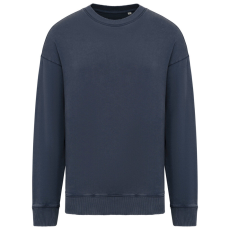 Native Spirit Native Spirit NS447 UNISEX WASHED EFFECT OVERSIZE ROUND NECK SWEATSHIRT XS