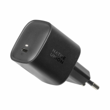 Native union Fast GaN USB-C Hálózati Töltő - Fekete (30W) (FAST-PD30-BLK-EU) mobiltelefon kellék