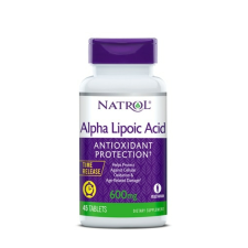 Natrol Alfa liponsav, lassú felszívódású, 600 mg, 45 db, Natrol vitamin és táplálékkiegészítő