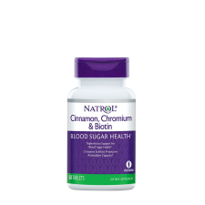 Natrol Fahéj, Króm és Biotin tabletta - Cinnamon, Chromium &amp; Biotin (60 Tabletta) vitamin és táplálékkiegészítő