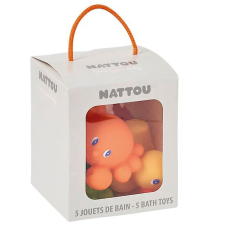 Nattou fürdőjáték szett 5db fürdőszobai játék
