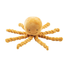 Nattou játék plüss 23cm Lapidou - Octopus, Okker bébiplüss