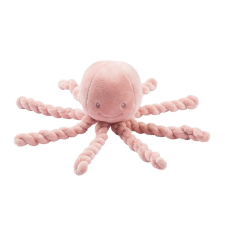 Nattou játék plüss 23cm Lapidou - Octopus Sötétpink bébiplüss