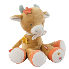  Nattou játék plüss 30cm Mila, Zoe and Lana - Mila, a boci bébiplüss