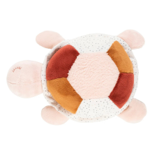  NATTOU Lapidou plüss teknős játék 4 tevékenységgel 19 cm Pink készségfejlesztő