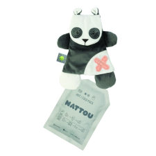Nattou plüss szundikendő hideg/meleg terápiás gélpárnával BuddieZzz - panda bébiplüss