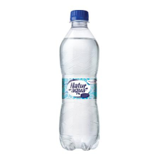 NATUR AQUA Ásványvíz, szénsavas, NATUR AQUA, 0,5 l üdítő, ásványviz, gyümölcslé