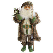  Natur dekoráció Mikulás 83cm karácsonyi dekoráció