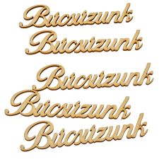  Natúr fa Búcsúzunk felirat 10cm 5db-os dekorációs kellék