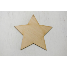  Natúr fa - Csillag 15cm dekorációs kellék