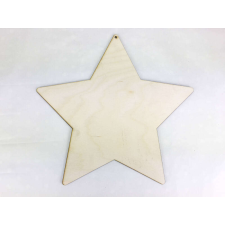  Natúr fa - Csillag nagy 26,5cm dekorációs kellék