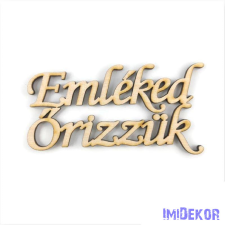  Natúr fa felirat kicsi 3,5x7cm - Emléked Őrizzük dekorációs kellék