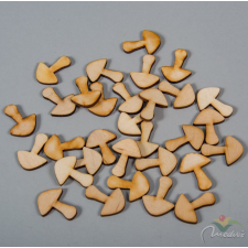  Natúr fa gomba 3cm 30db-os dekorációs kellék