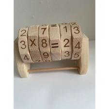  Natúr fa játék  - fa számolós játék kreatív és készségfejlesztő