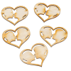  Natúr fa szerelmesek szívben 5cm 5db-os