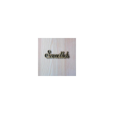  Natúr fa 'Szeretlek' felirat, mérete: 95x32 mm dekorációs kellék