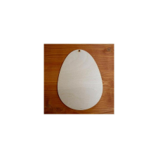  Natúr fa tojás, mérete:  70x100 mm dekorációs kellék