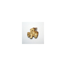 Natúr fa traktor, mérete: 6x6 cm dekorációs kellék