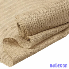  Natúr juta tekercs varrott szegéllyel 25cm x 5m dekorációs kellék