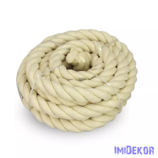 Natúr pamut kötél 1kg D20mm 5m dekorációs kellék