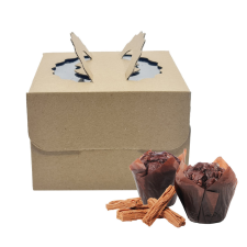  Natúr színű papír süteményes doboz – Kicsi sütés és főzés