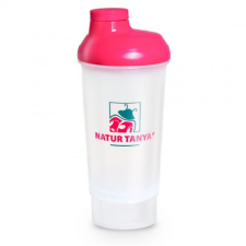 Natur Tanya ® kulacs és shaker, alsó tárolórésszel, BPA mentes, 500ml vitamin és táplálékkiegészítő
