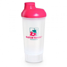  Natur Tanya® kulacs és shaker, alsó tárolórésszel, BPA mentes, 500ml vitamin és táplálékkiegészítő