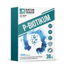 Natur Tanya ® PSZICHOBIOTIKUM (P-Biotikum) 30 kapszula probiotikum a mentális egészséghez vitamin és táplálékkiegészítő