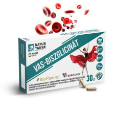  Natur Tanya® Vas-biszglicinát 30db kapsz BioPerine® fekete bors kivonattal vitamin és táplálékkiegészítő