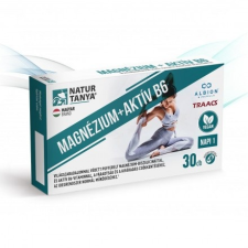 Natur Tanya Vegán Magnézium + Aktív B6 30 db vitamin és táplálékkiegészítő