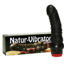  Natúr vibrátor - fekete vibrátorok