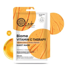 Natura Siberica Lab Biome vitamin C Therapy fátyolmaszk enzimekkel , 25 g arcpakolás, arcmaszk