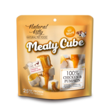  Natural Kitty Meaty Cube 100% Csirke & Sütőtök 60g jutalomfalat macskáknak