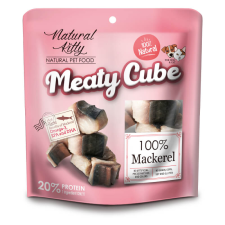Natural Kitty Meaty Cube 100% Makréla 60g macskaeledel