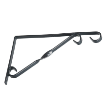 NATURE Fali virágtartó kar fekete  30 cm kerti dekoráció