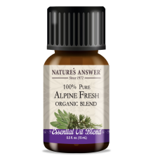 Nature's Answer Alpine Fresh Blend, illóolaj, alpesi frissesség, illóolaj, BIO, 15 ml illóolaj