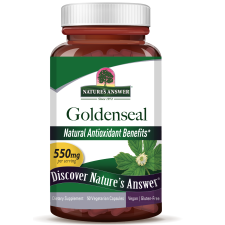 Nature's Answer Goldenseal, 550 mg, 50 Növényi kapszula gyógyhatású készítmény