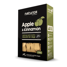 Naturea biscuit- fahéjas almás Keksz 140g jutalomfalat kutyáknak