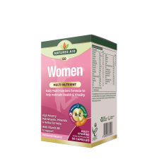 Natures Aid Multivitamin és Ásványi-anyag kapszula nőknek (60 Kapszula) vitamin és táplálékkiegészítő