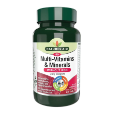 Natures Aid Multivitamin vas nélkül tabletta 60 db vitamin és táplálékkiegészítő