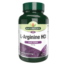 Natures Aid Natures Aid L-Arginine HCI 750 mg tabletta 90 db vitamin és táplálékkiegészítő