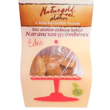 Naturgold Bio alakor ősbúza narancsos-gyömbéres keksz -125g reform élelmiszer