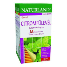 Naturland 25x1g citromfűlevél tea (5998794305416) gyógytea