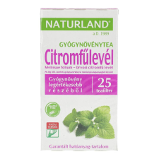 NATURLAND CITROMFŰLEVÉL TEA 25 FILTERES gyógytea