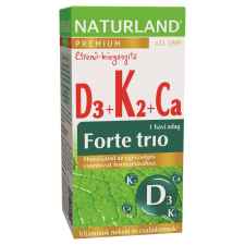 Naturland d3+k2+ca forte trio 30 db gyógyhatású készítmény