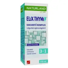 Naturland elixthymi kakukkfű szirup méz 150ml vitamin és táplálékkiegészítő