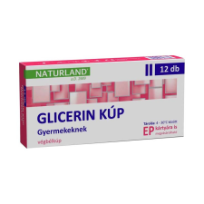 NATURLAND GLICERIN KUP 1500MG GYEREKEKNEK 12X vitamin és táplálékkiegészítő